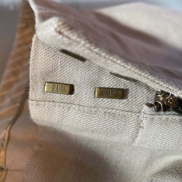 Gap Virgin Wool Low Rise Flare Leg Trousers Size O 28x30" - Picture 6 of 13